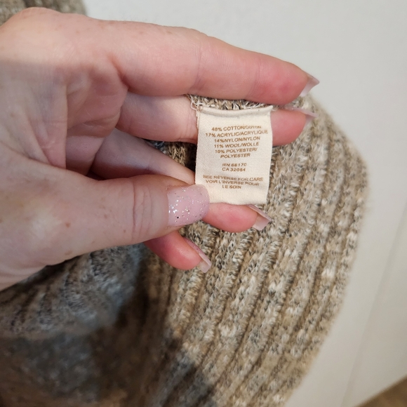 Free People Open Front Long Cardigan Wool Blend Small - Picture 6 of 8